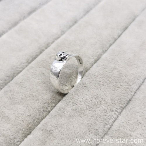 Popular Mens Rings 925 Sterling Silver Minimalist Ring